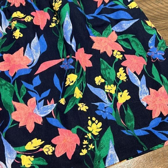 J. Crew floral skirt size 8. Linen and cotton - Picture 2 of 8